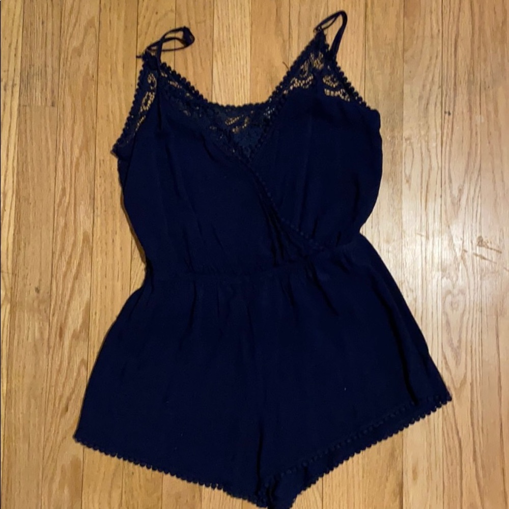 dark blue romper